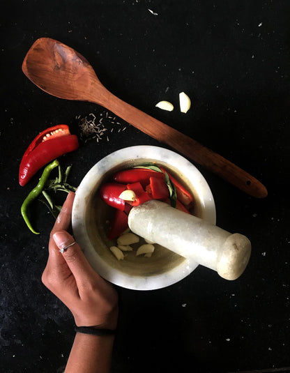 Stone Mortar and Pestle Set - view 4